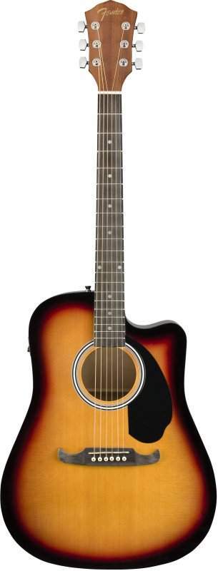 Электроакустическая гитара Fender FA-125CE Dreadnought, Sunburst