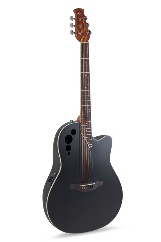 Электроакустическая гитара Applause AE44II-5S Elite Mid Cutaway Black Satin