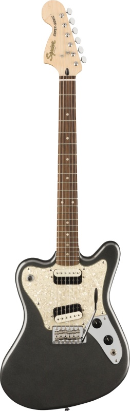 Электрогитара FENDER SQUIER Paranormal Super-Sonic™, Laurel Fingerboard, Graphite Metallic