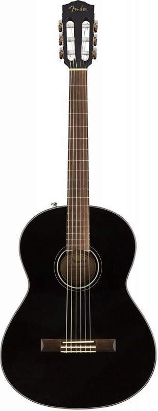 Классическая гитара Fender CN-60S NYLON, BLACK WN