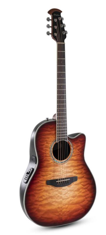 Электроакустическая гитара Ovation CS24X-7C Celebrity Standard Plus Mid Cutaway Cognac Burst Gloss