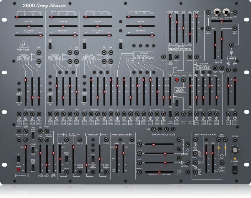 Аналоговый синтезатор Behringer 2600 GRAY MEANIE