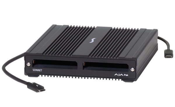 Sonnet SF3 Series - AJA Pak Media Thunderbolt Pro Card Reader