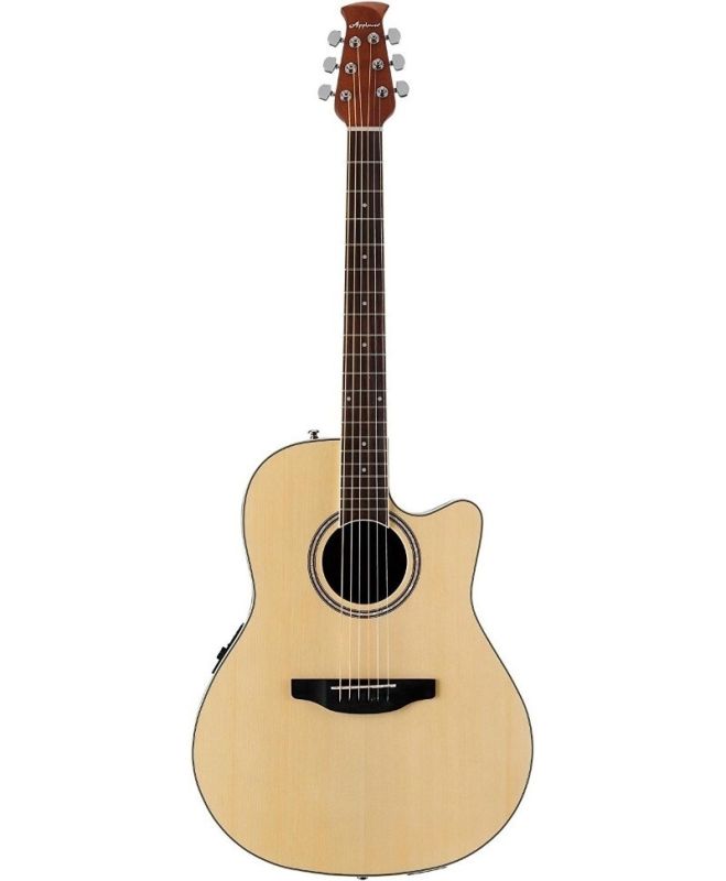 Электроакустическая гитара Applause AB24II-4S Balladeer Mid Cutaway Natural Satin