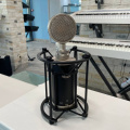 Микрофон Октава МКЛ-5000 чёрный, деревянный футляр