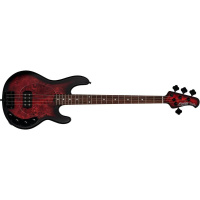 Бас-гитара Sterling StingRay HH Dark Scarlet Burst