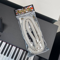 Инструментальный кабель VOX Vintage Coiled Cable White