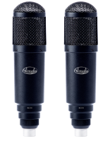 Микрофон Октава МК-319 стереопара чёрный, деревянный футляр