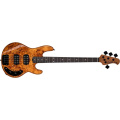 Бас гитара Sterling StingRay HH Poplar Burl Top Amber