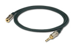 DAXX J44-07 Аудио кабель Mini-Jack (папа-мама) удлинитель AUX 0.75m