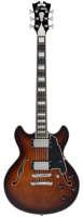 Полуакустическая гитара D'Angelico Premier Mini DC Brown Burst Полуакустическая гитара D'Angelico Premier Mini DC Brown Burst