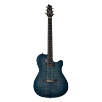 Электроакустическая гитара Godin A6 ULTRA Denim Blue Flame