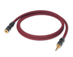 DAXX J70-10 Аудио кабель из посеребренной меди Mini-Jack (папа-мама), удлинитель 1м