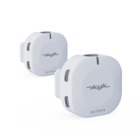 Беспроводная петличная микрофонная система Октава Жук-2-Б (белая)