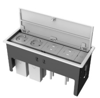 Встраиваемый лючок Kramer T-IN4-REC2(A)