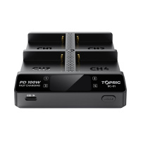 Зарядное устройство Accsoon TOPRIG BC01 4-Bay NP-F