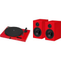 Виниловый проигрыватель Pro-Ject Juke Box E (OM-5e) + Pro-Ject Speaker Box 5 Red