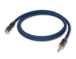 DAXX J107-10 Аудио кабель из монокристаллической меди Mini-Jack (папа-мама) удлинитель 1м