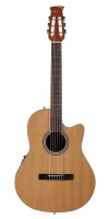 Электроакустическая гитара Applause AB24CII-CED Balladeer Mid Cutaway Nylon Natural Satin Электроакустическая гитара Applause AB24CII-CED Balladeer Mid Cutaway Nylon Natural Satin