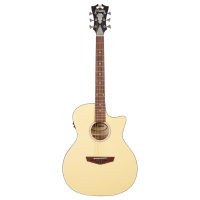 Электроакустическая гитара D'Angelico Premier Gramercy CS Matte Buttercream