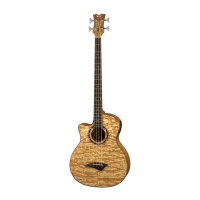 Электроакустическая бас-гитара Dean EQABA GN L Exotica Quilt Ash A/E