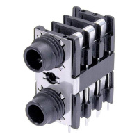 Панельный сдвоенный разъем Neutrik NSJ12HF-1