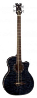 Электроакустическая бас-гитара Dean EQABA TBK Exotice Quilt Ash A/E