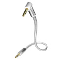 Кабель межблочный InAkustik Premium MP3 Audio Cable 90° 3.5 Phone plug 1.5m #004104015