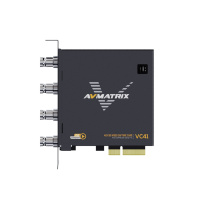 Плата видеозахвата AVMATRIX VC41 4CH 3G-SDI PCIE Плата видеозахвата AVMATRIX VC41 4CH 3G-SDI PCIE