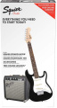 Комплект Squier Stratocaster® Pack, Laurel Fingerboard, Black, Gig Bag, 10G - 230V EU