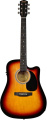 Электроакустическая гитара Fender Squier SA-105CE Dreadnought Sunburst