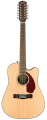 Электроакустическая гитара Fender CD-140SCE DREAD 12 NAT W/C
