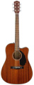 Электроакустическая гитара Fender CD-60SCE DREAD ALL-MAH WN